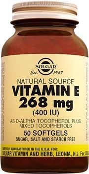 Solgar Vitamin E 400 IU 50 Kapsül