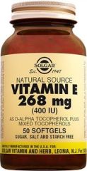 Solgar Vitamin E 400 IU 50 Kapsül