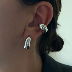 Bombe formlu earcuff küpe