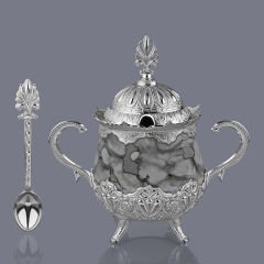 METAL GRİ ŞEKERLİK - GÜMÜŞ