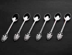 DEKORATİF METAL KAŞIK - GÜMÜŞ