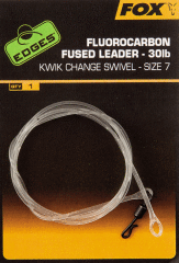 Fox Fluorocarbon fused leader - size 7 kwik change
