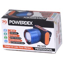 Powerdex PD-1472 30 Watt 2200 Lümen Profesyonel Kafa Feneri