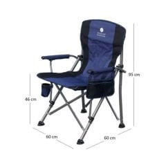 Windcamp Katlanabilir Mavi Lüx Kamp Sandaylesi