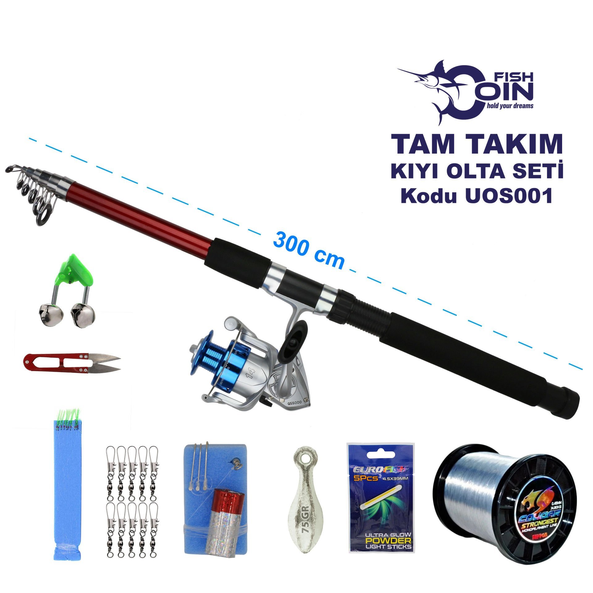 Tam Takım Kıyı Olta Seti 1