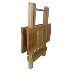 Komple Ahşap Katlanır Masa