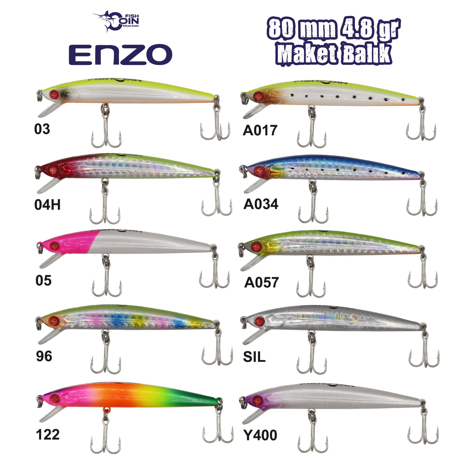 Fishcoin Enzo F 80 mm 4.8gr