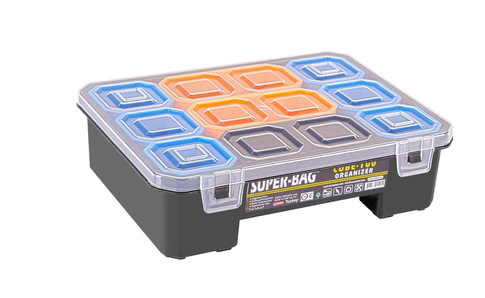 Küp Organizer 100 – ASR-5025 Kutu