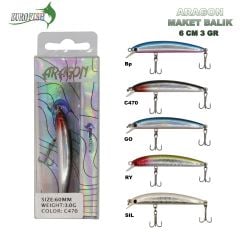 Eurofish Aragon Maket Balık 6 cm