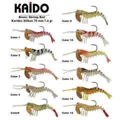 LC70S Shrimp Bait Karides 70mm 7.4gr