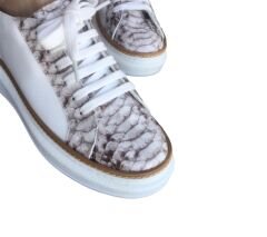 Beyaz & Yılan Sneaker
