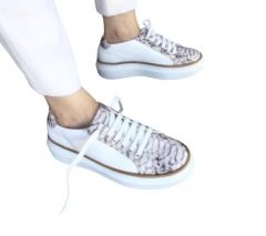 Beyaz & Yılan Sneaker