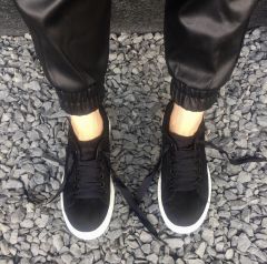 Siyah Nubuk Sneaker