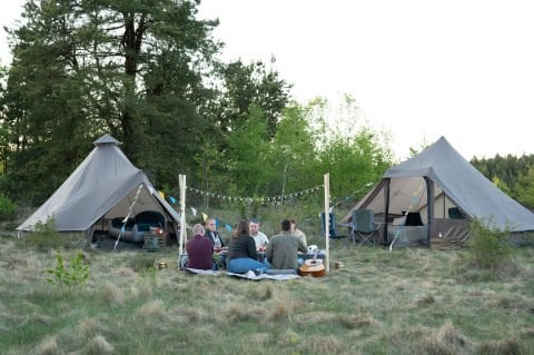 Easy Camp Moonlight Cabin 10M² Glamping 10 Kişilik Yüksek Aile Çadırı