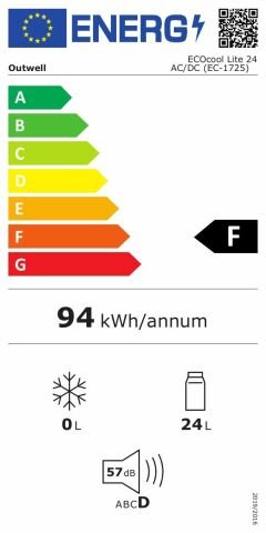 Outwell ECOcool Lite Dark Blue 24 Litre 12V Oto Buz Dolabı