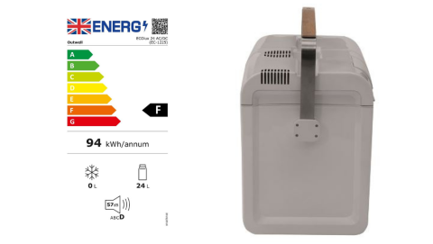Outwell ECOlux 24 Litre Light Grey 12V/230V Buz Dolabı