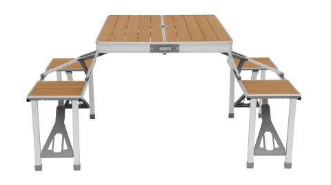 Outwell Dawson Picnic Table Premium Bambu Katlanır Sandalye Masa Seti