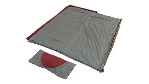 Outwell Contour Lux Yazlık & Kışlık Taraflı -19°C Uyku Tulumu Red Sağ F.