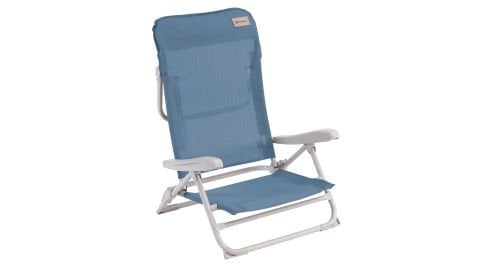 Outwell Seaford 4 Pozisyonlu & Konforlu Katlanır Plaj Sandalyesi O.Blue