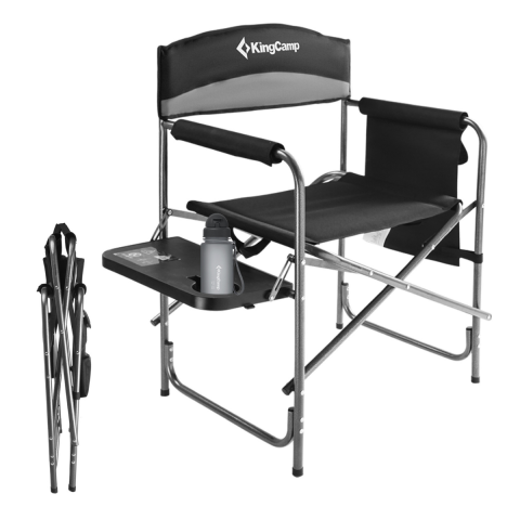 KingCamp Ash Comfort Katlanır Kamp Sandalyesi Grey