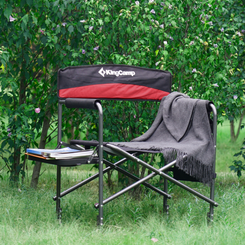KingCamp Ash Comfort Katlanır Kamp Sandalyesi Red