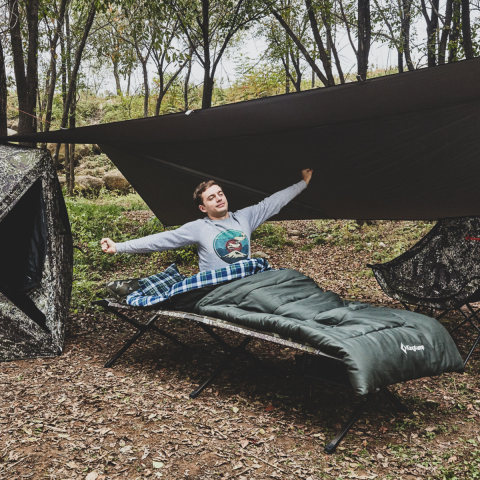 KingCamp Pine XL Katlanır Kampet Portatif Kamp Yatağı