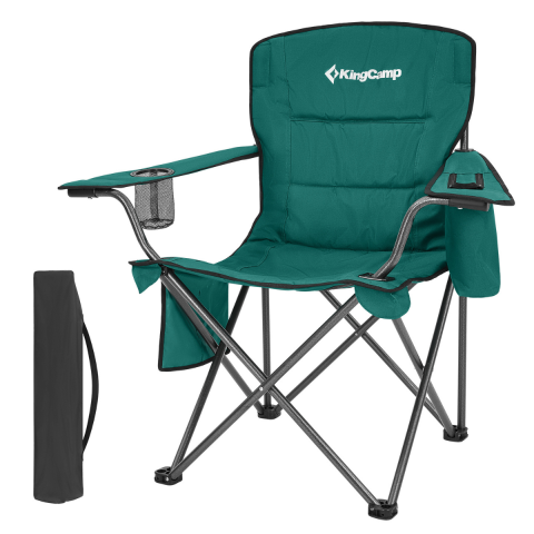 KingCamp Lotus XL Cool Ice Ultra Konforlu & Takviyeli Kamp Sandalyesi Green