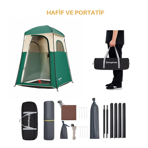 KingCamp Marasusa Duş ve Tuvalet Çadırı Green