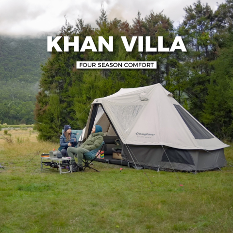 KingCamp Khan Villa Premium 6 Kişilik Glamping Aile Çadırı