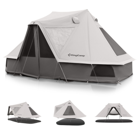 KingCamp Khan Villa Premium 6 Kişilik Glamping Aile Çadırı
