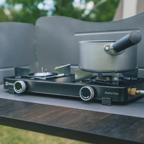 Outwell Asama Duo Burner Portatif İkili Kamp & Karavan Ocağı