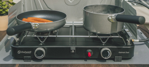Outwell Katmai Duo Stove Çift Brülörlü Kompakt Portatif Ocak