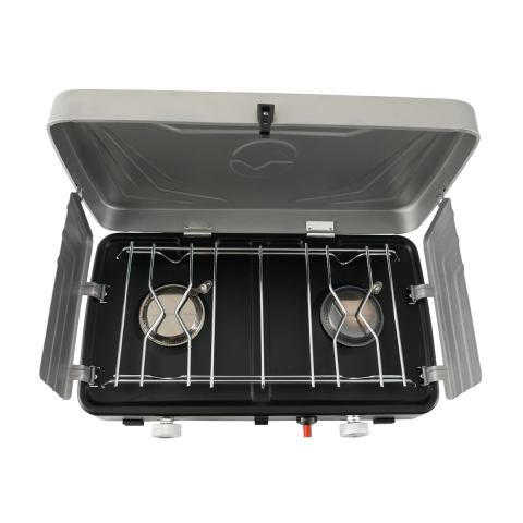 Outwell Katmai Duo Stove Çift Brülörlü Kompakt Portatif Ocak
