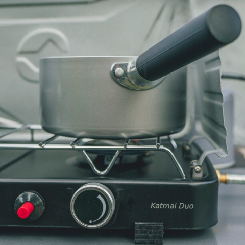 Outwell Katmai Duo Stove Çift Brülörlü Kompakt Portatif Ocak