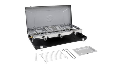 Outwell Kirishima Trio Stove Üçlü Kamp & Karavan Ocağı LPG Çıkışlı