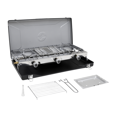 Outwell Kirishima Trio Stove Üçlü Kamp & Karavan Ocağı LPG Çıkışlı