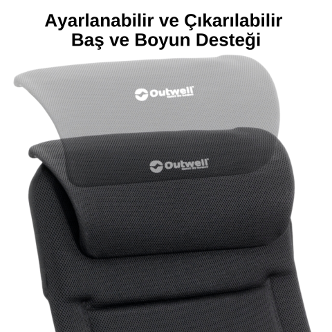 Outwell Teton Premium 7 Kademeli Ultra Konforlu Doğa Sandalyesi