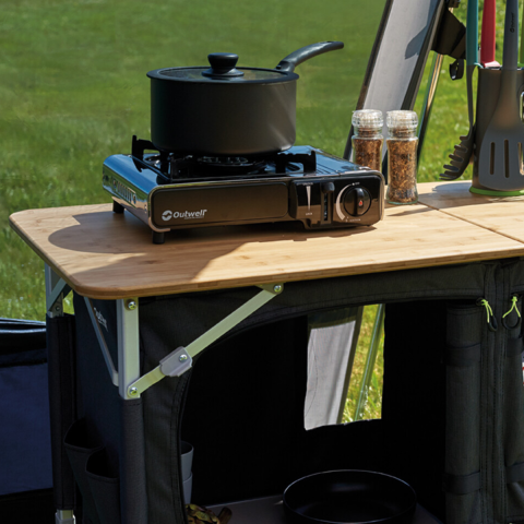Outwell Padres Double Kitchen Table Portatif Kamp Mutfağı