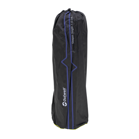 Outwell Sleepin Single 7.5 cm Yalıtımlı Şişme Mat Blk.