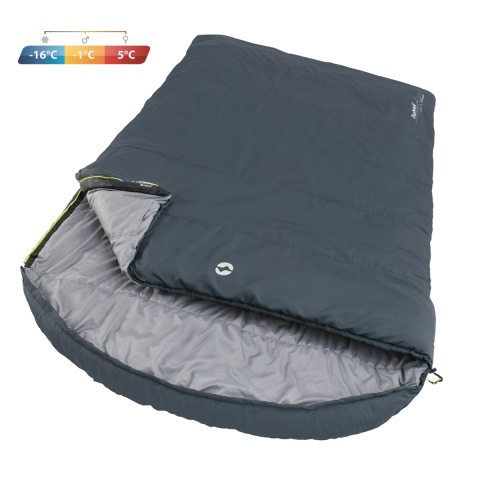 Outwell Campion Lux Double -16°C Çift Kişilik Uyku Tulumu Grey