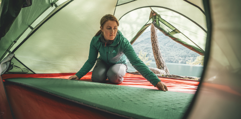 Robens Campground 75 Ultra Yalıtımlı Şişme Mat R-:5,7 (-23°C) Green
