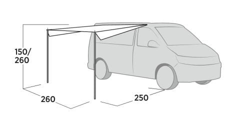 Easy Camp Voss Canopy Araç Yan Tente