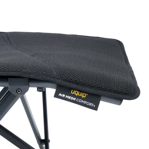 Uquip Finley Comfort+ Black Edition Kamp Sandalyesi Ayak Uzatma Aparatı