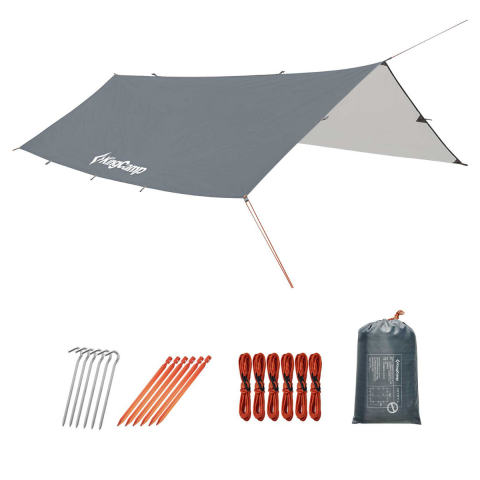 KingCamp Rimini L Tarp-Gölgelik UPF50+ I 300x400 CM Grey