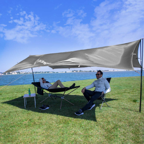 KingCamp Rimini L Tarp-Gölgelik UPF50+ I 300x400 CM Grey