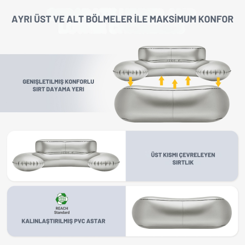 KingCamp Single Inflatable Sofa Premium Şişme Koltuk