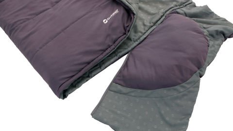 Outwell Contour Dark Purple -13°C Uyku Tulumu Sol F.