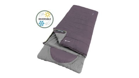Outwell Contour Dark Purple -13°C Uyku Tulumu Sol F.