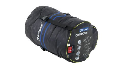 Outwell Contour Dark Purple -13°C Uyku Tulumu Sağ F.