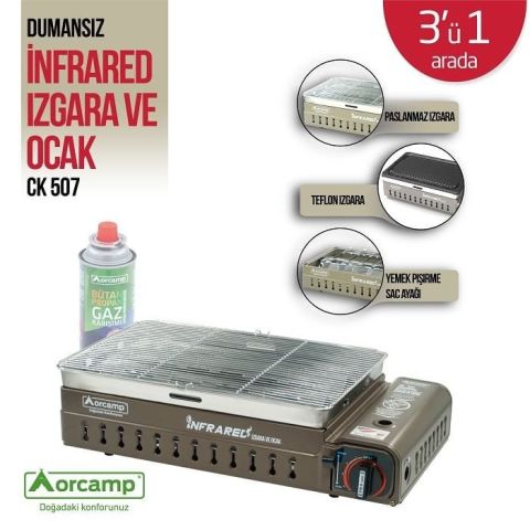 Orcamp Çantalı Dumansız Izgara Ocak Kahve